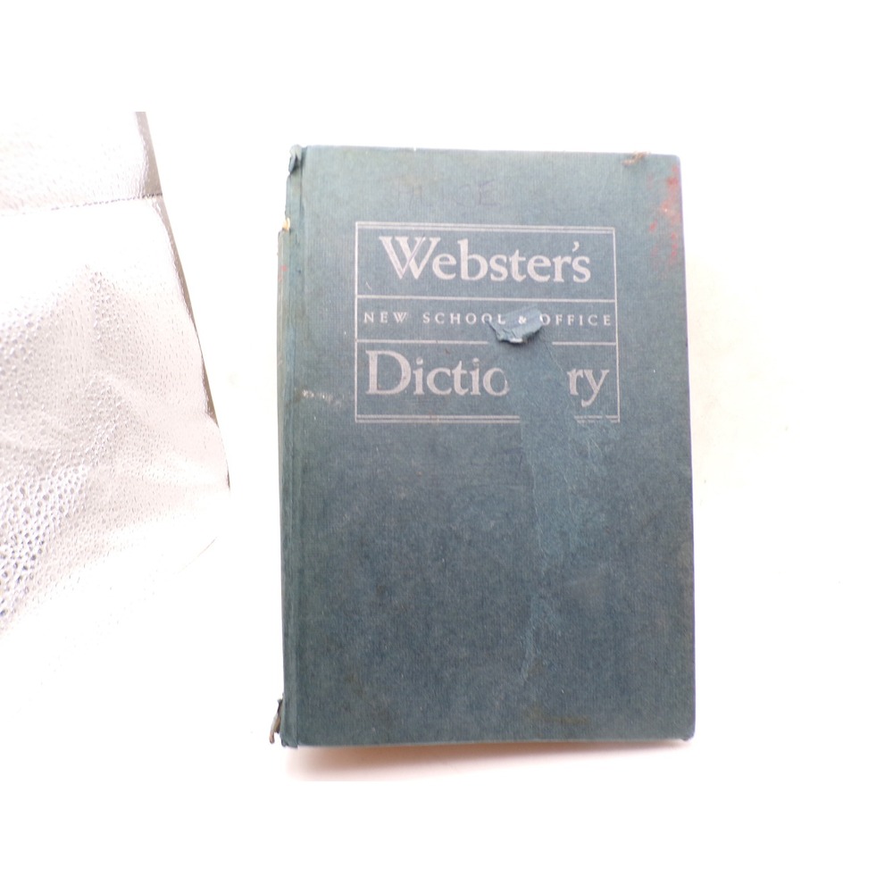 Vintage 1962 Webster's New School & Office Dictionary Hardcover World Publishing